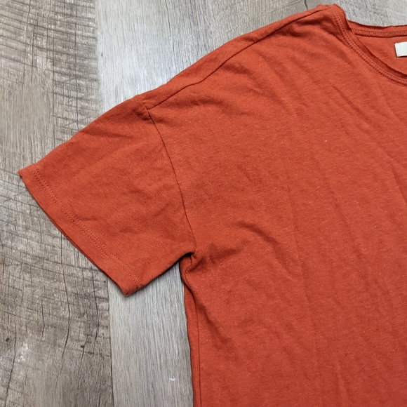 Madewell Burnt Orange Tee Shirt - Picture 2 of 8